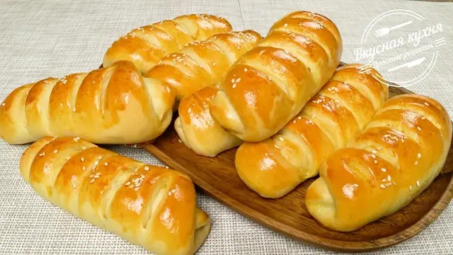 Булочки с сыром из дрожжевого теста 