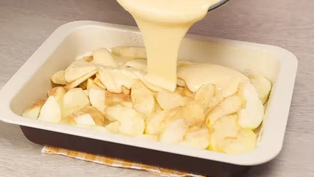 Яблочный пирог в духовке 