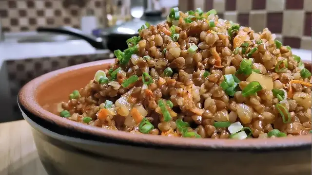 Гречневая каша на сале