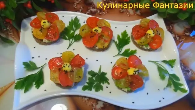 Оригинальные бутерброды на праздничный стол