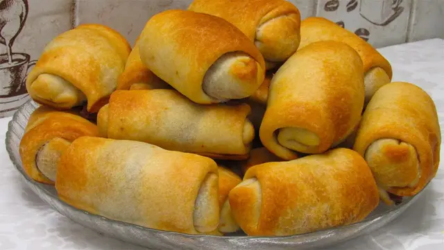 Постные пирожки с фасолью
