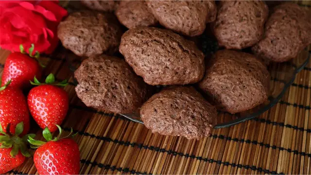 Вкусное шоколадное печенье