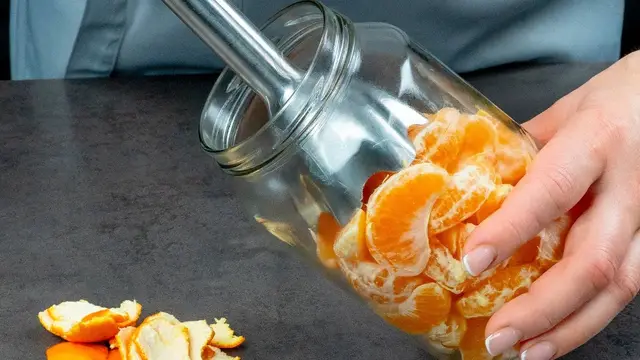 Мандариновый пирог с горячим шоколадом