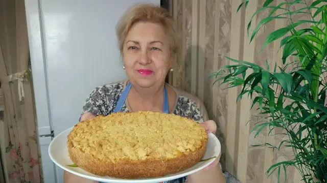 Новогодний пирог с мандаринами 