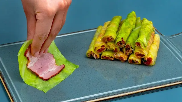 Капустный пирог с беконом