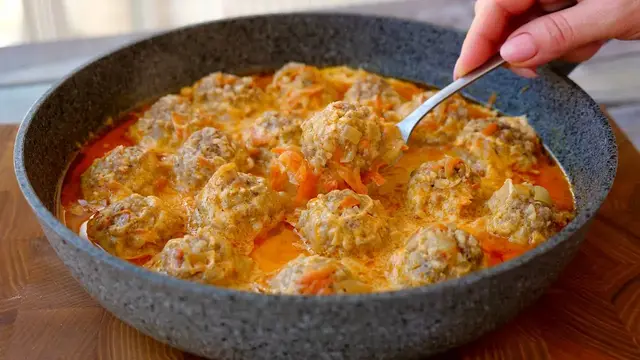 Нежные тефтели в сливочном соусе 