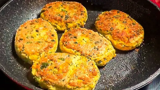 Постные котлеты из нута