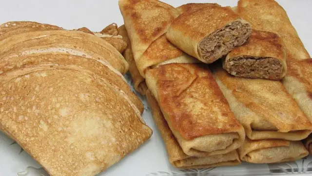 Любимые блинчики с печенкой