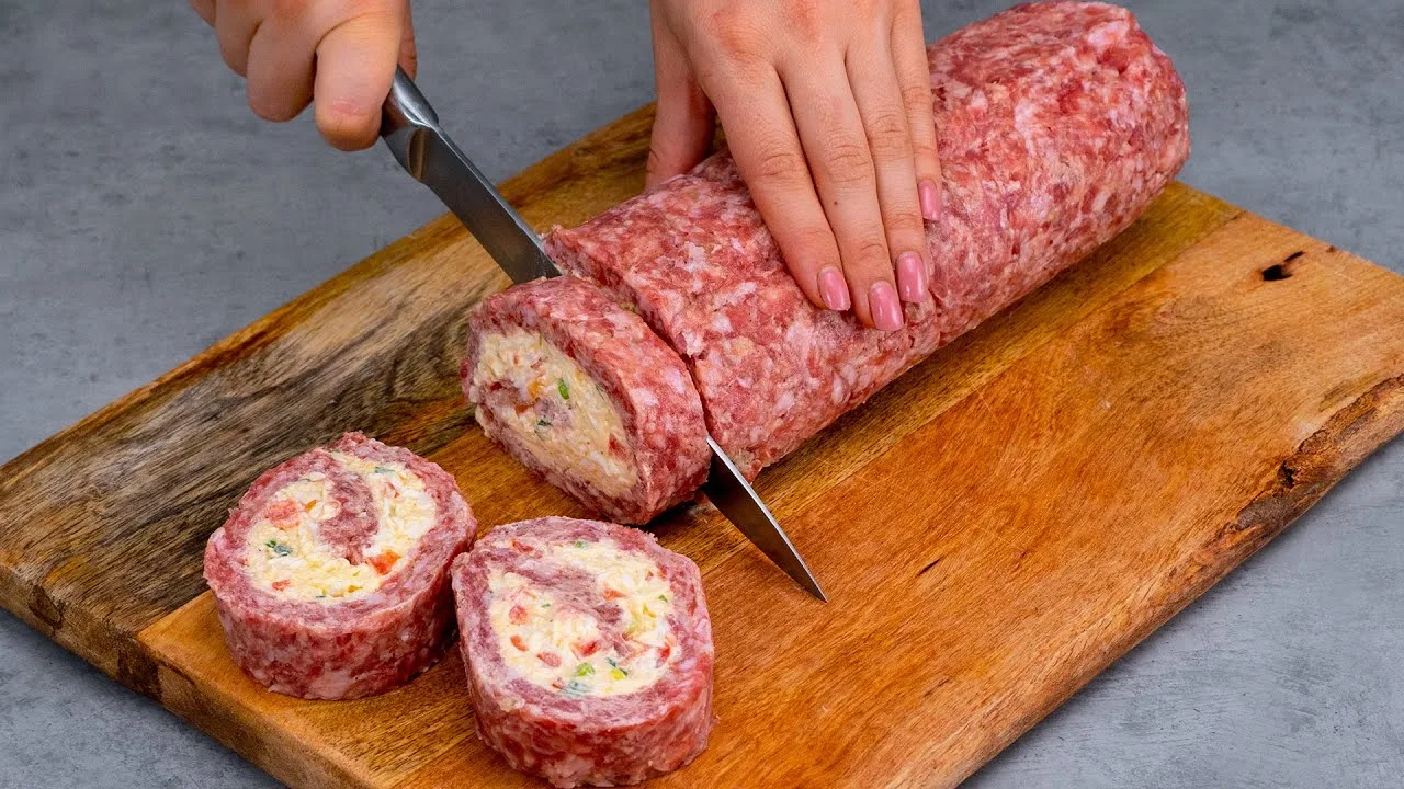 Сочные котлеты из мясного рулета