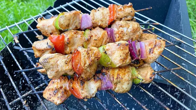 Шашлык из куриной грудки