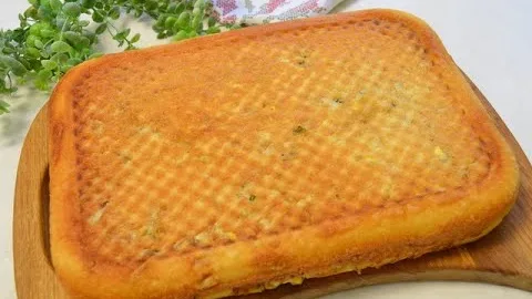 Заливной пирог с капустой 