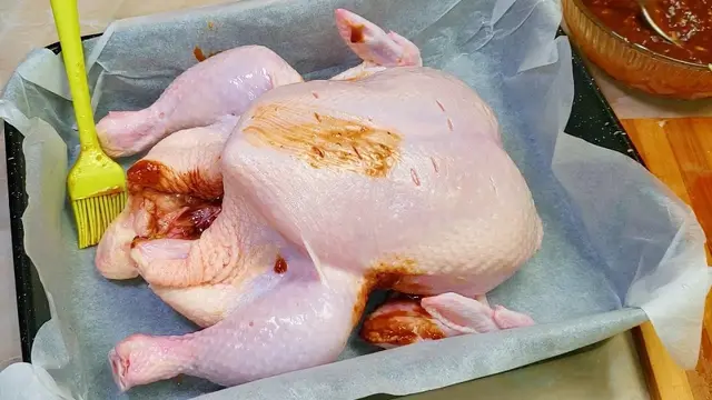 Курица гриль в духовке 
