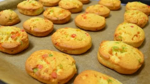 Рассыпчатое печенье с цукатами