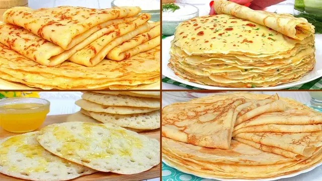Тонкие вкусные блины на масленицу и на завтрак