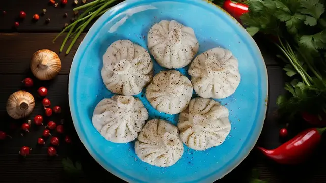 Великолепные хинкали с грибами