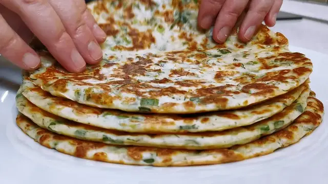 Лепёшки на кефире