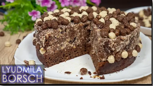 Вкусный торт на День влюблённых