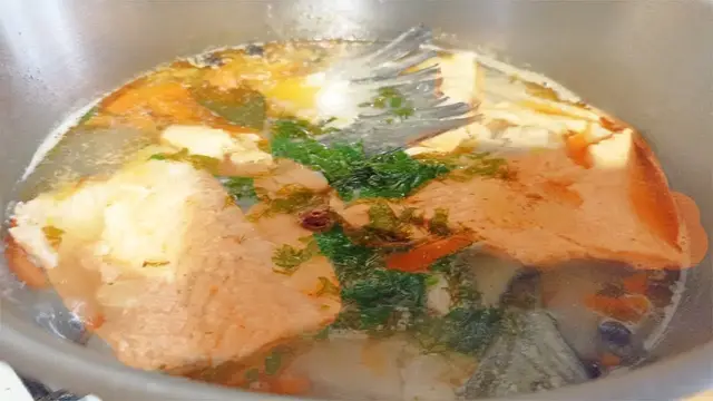 Самая нежная Уха из хребта лосося