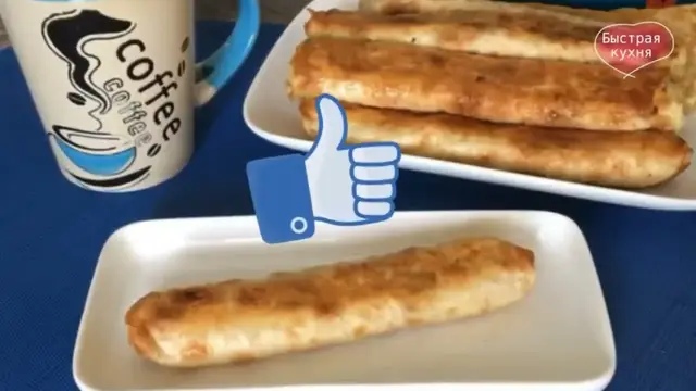 Закуска в лаваше из сыра и творога