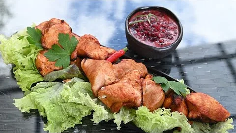 Шашлык из куриной грудки