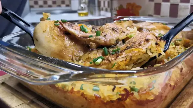 Курица запечённая в духовке 