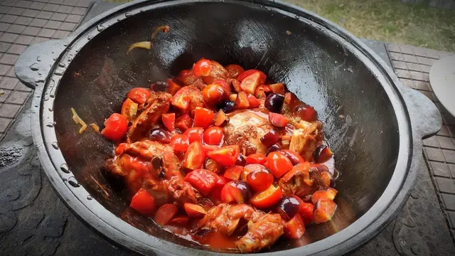 Рагу с курицей