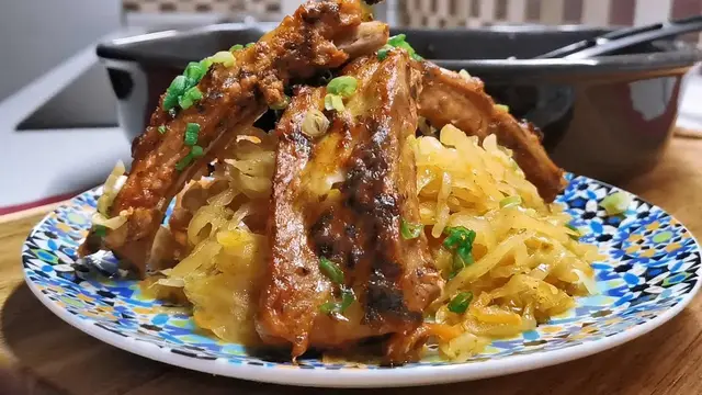 Свиные рёбрышки в духовке 
