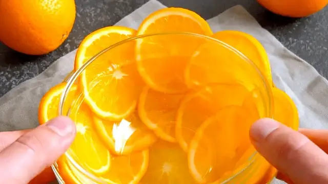 Сказочный десерт из апельсинов