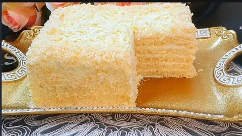 Быстрый торт за 12 минут из самых простых продуктов