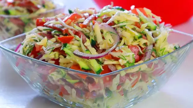 Праздничный и очень вкусный салат за 5 минут