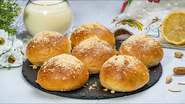 Молочные булочки как пух