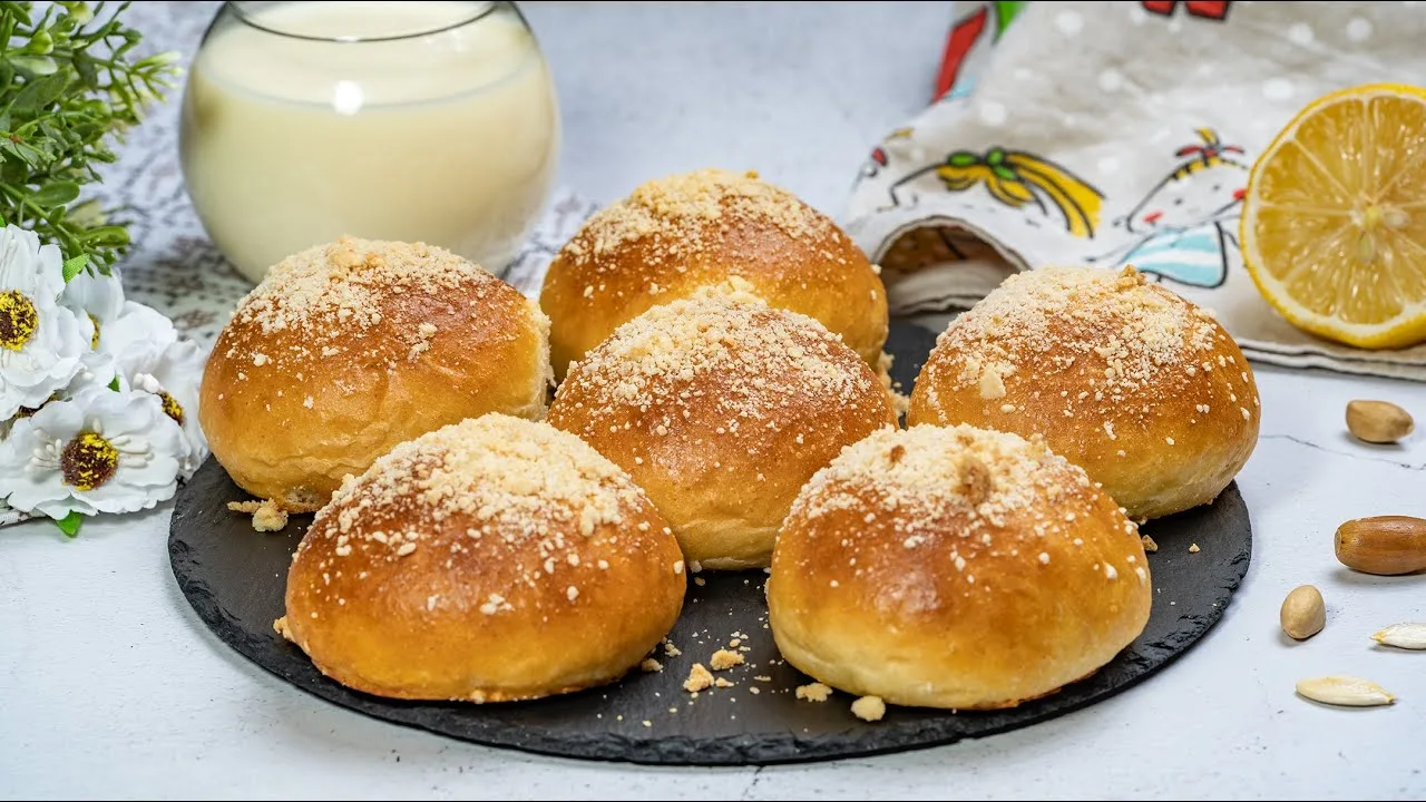 Молочные булочки как пух