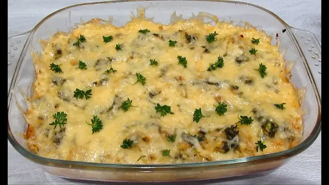 Сочная и очень вкусная запеканка из кабачков
