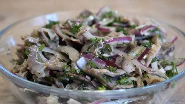 Невероятная закуска из куриных желудочков