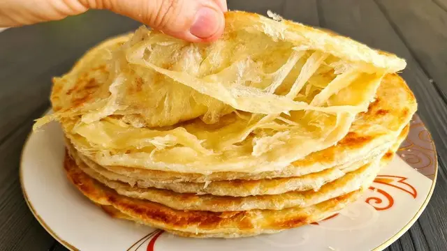 Слоёные лепёшки к чаю 