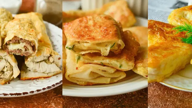 Простые закуски из лаваша
