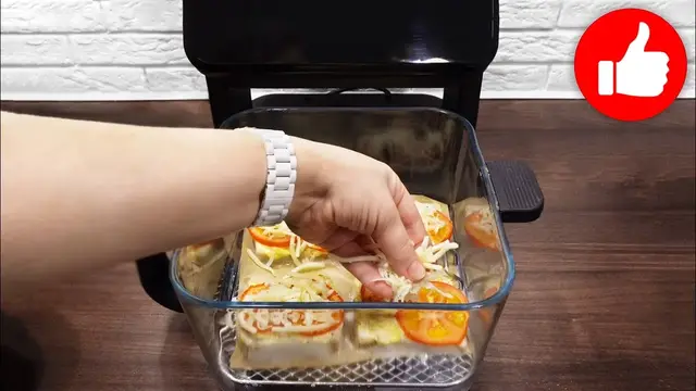 Филе рыбы в аэрогриле