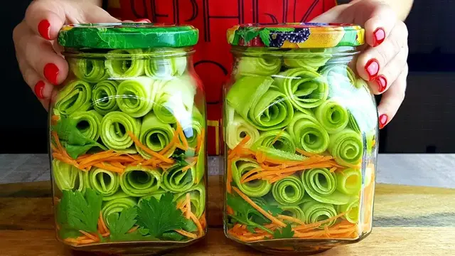 Хрустящие кабачки на зиму
