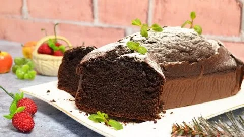 Быстрый шоколадный кекс -пирог