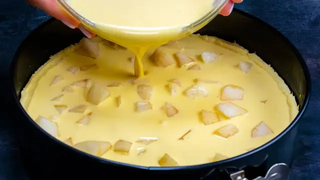 Очень вкусный грушевый тарт