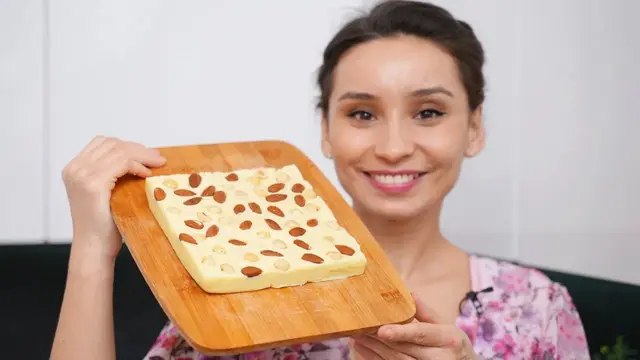 Мягкие и нежные сливочные конфеты с орехами