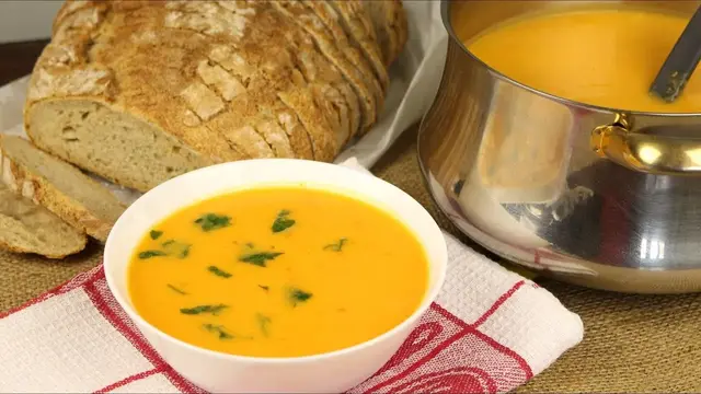 Тыквенный суп со сливками