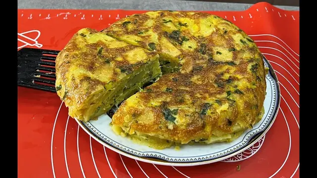 Картофельный пирог с зеленью