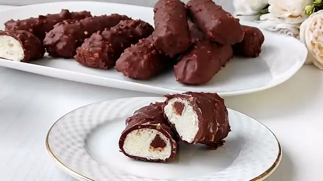 Творожные сырки с шоколадной карамелью