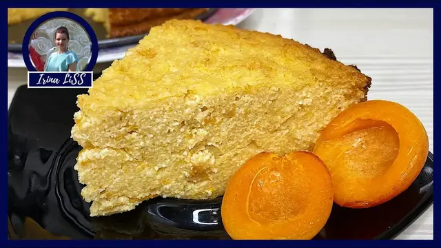 Нежная творожная запеканка с вареньем 