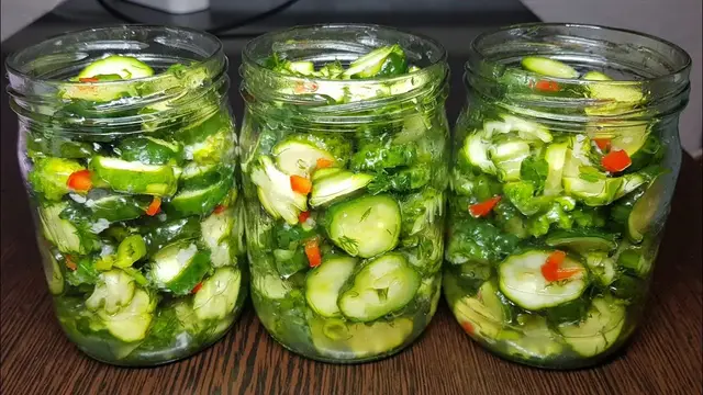 Салат из огурцов на зиму