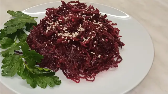 Корейский салат из свеклы