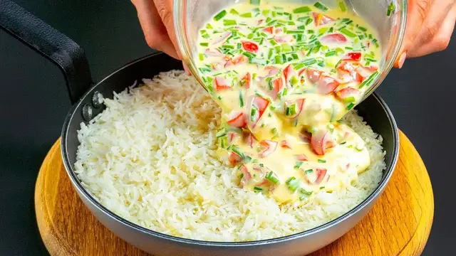 Рисовая запеканка