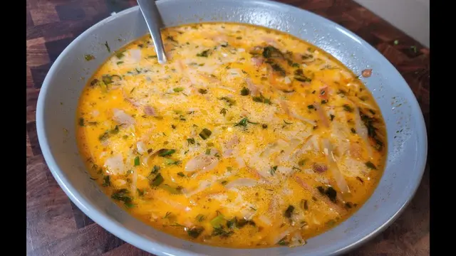 Борщ без мяса и свёклы 