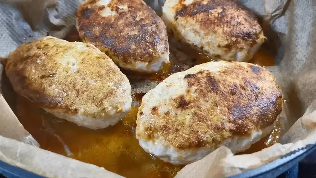 Котлеты жаренные на бумаге 